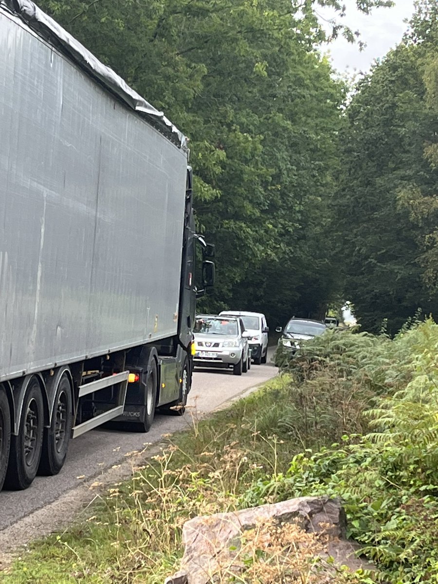 troupikups's tweet photo. Embouteillage dans la forêt du madrillet @MairieSER, jour de chasse. #ZFE n’ayant pas cours ici bien que ce lieu aspire à l’air pur. https://t.co/SyKb67F5Ct