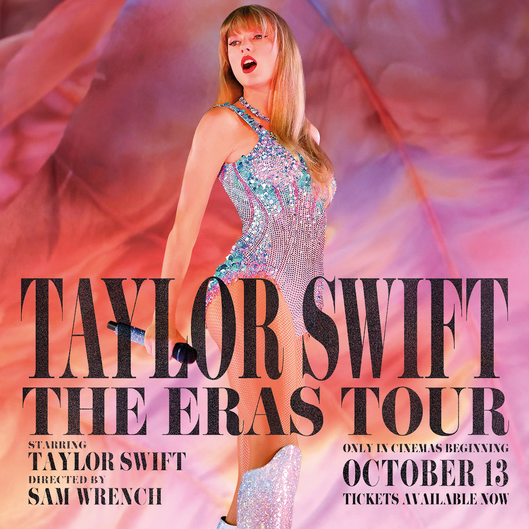 Foroxity's tweet image. Swifties opgelet! Vanaf 13-10 zie je Taylor Swift met haar The Eras Tour op het grote witte doek bij Foroxity!