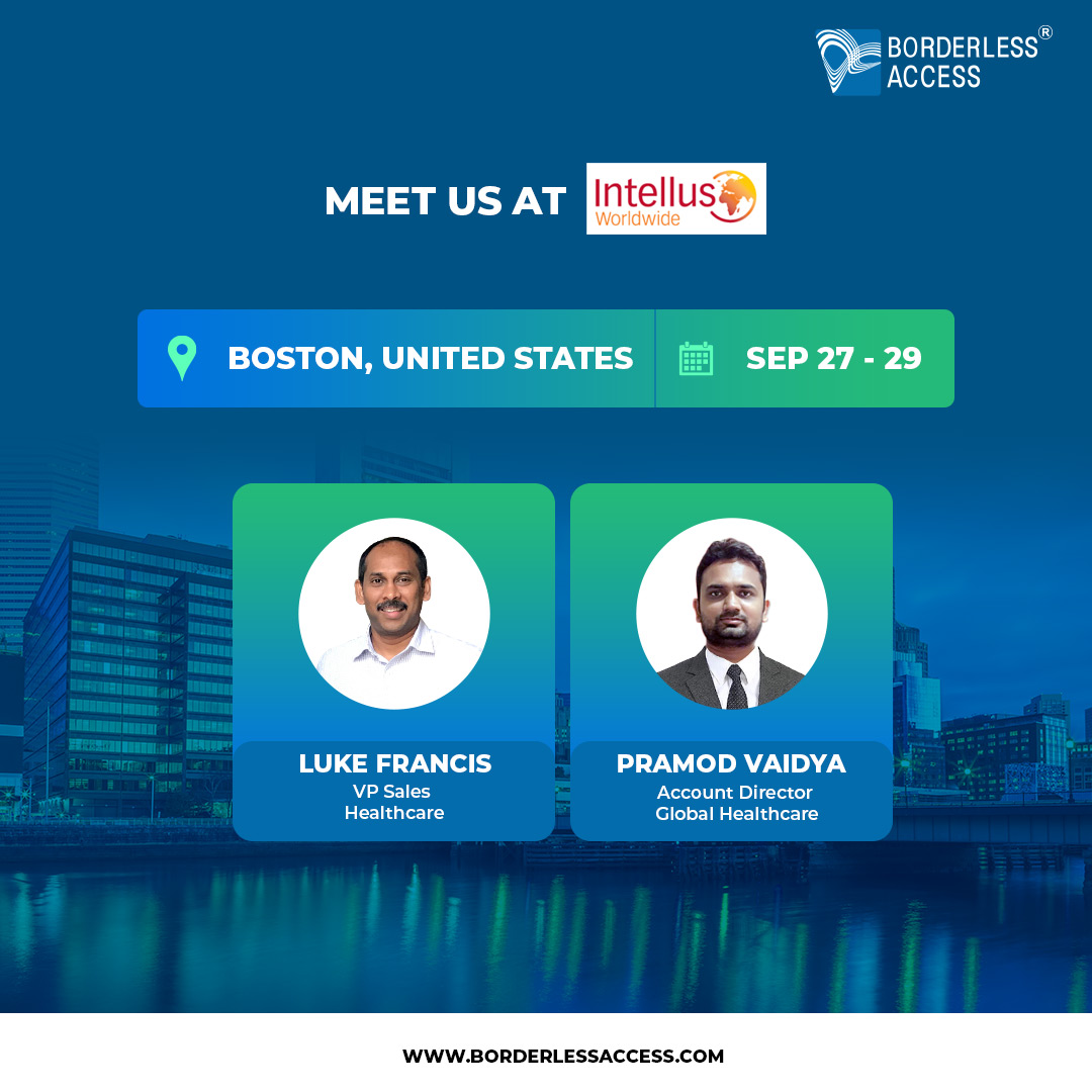 BorderlessXs's tweet photo. Join Pramod Vaidya and Luke Francis at Intellus Worldwide in Boston to discuss the impact of healthcare research advancements on your business. Explore how to reduce costs, improve productivity, and improve the quality of research with Borderless Access.
#intellus #intellus2023 #intellusWW #mrx #rxmrx #marketresearch #marketingresearch #insights #HCinsights #healthanalytics #insightsinnovation #BorderlessAccess