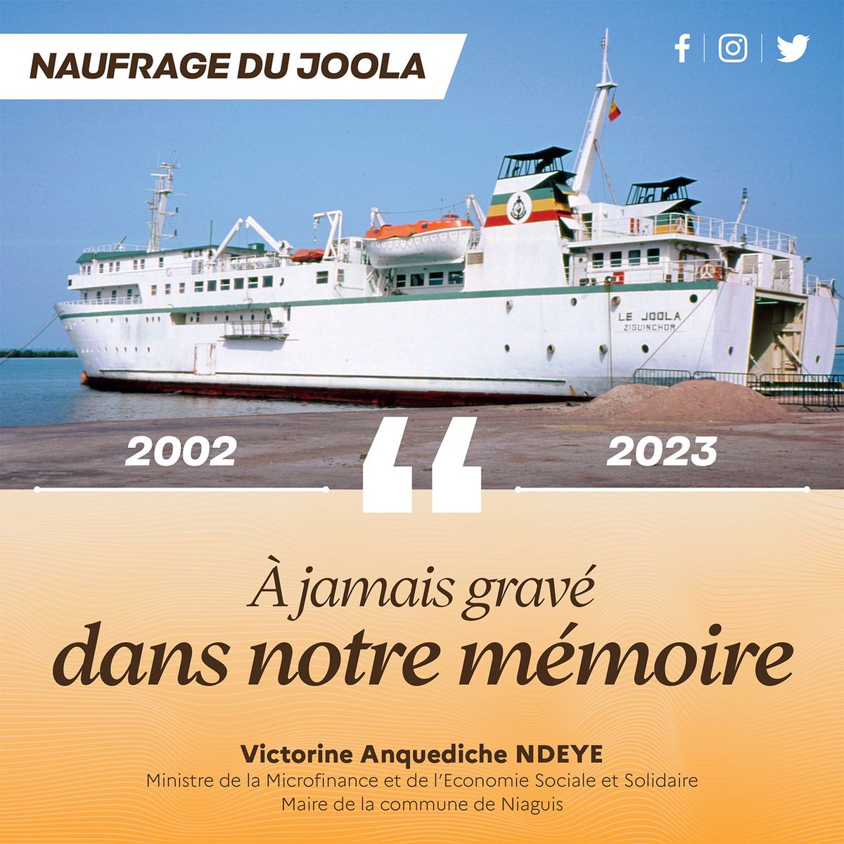 Une mémoire inoubliable que nous perpétuerons éternellement !