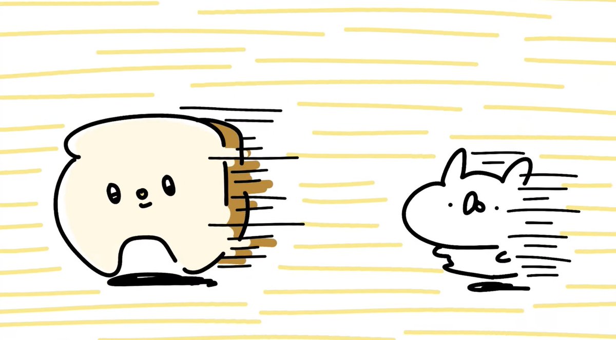 ふかふかのパンとたわむれるアニメもあります🍞
https://t.co/gOC89ip7D8 