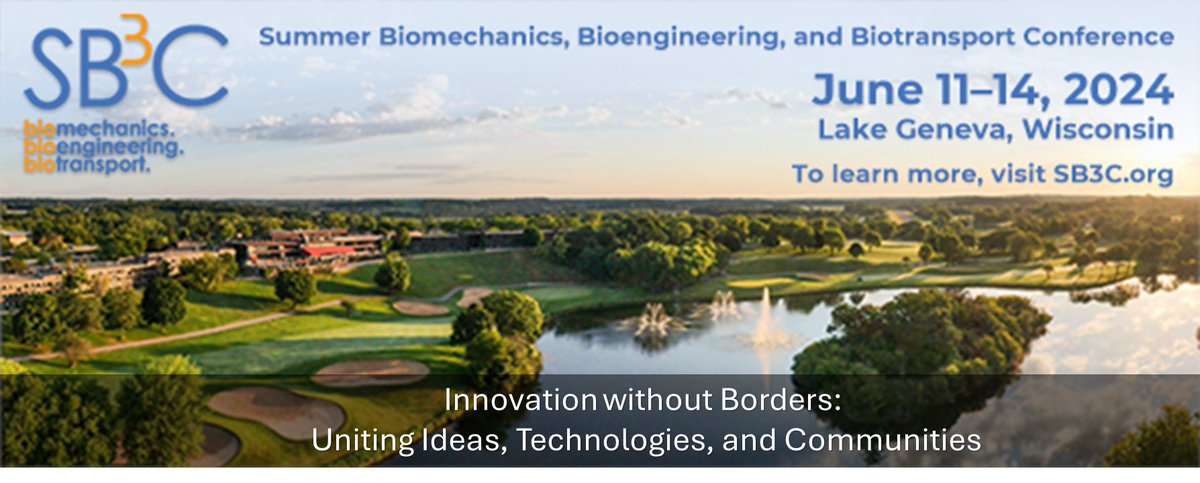 Save the date for #SB3C2024! We will congregate at the Grand Geneva Resort in Lake Geneva, WI from June 11-14, 2024. Consider proposing a workshop, symposium or special session at sb3c.org/program-at-a-g…
We look forward to welcoming you to Lake Geneva in 2024!