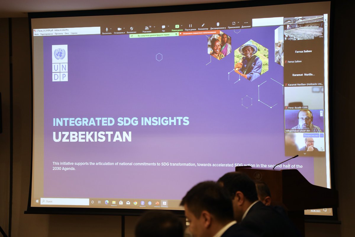 The 17 #SDGs are our roadmap to a more equitable, sustainable, and prosperous 🌍. We came together with @GOVuz & @un_uzbekistan to reflect on our common journey towards a better future, #2030Agenda, discuss the challenges and ways to overcome them. 👀👉: bit.ly/3rlhC0b