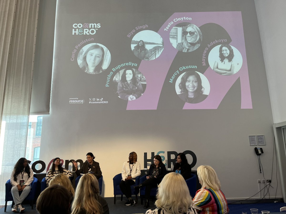 Darryl Sparey 📈 (@darrylsparey) on Twitter photo Great to see <a href="/TeeClayts/">Teela Clayton</a> this side of the Pennines in Manchester for #CommsHero week. And doing a great representing <a href="/leedsbeckett/">Leeds Beckett</a> with a brilliant panel of students talking about the intersection of #PR, academia and industry. Great to see <a href="/TeeClayts/">Teela Clayton</a> this side of the Pennines in Manchester for #CommsHero week. And doing a great representing <a href="/leedsbeckett/">Leeds Beckett</a> with a brilliant panel of students talking about the intersection of #PR, academia and industry.