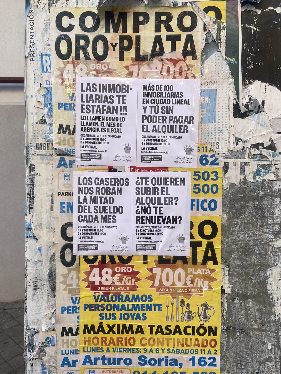 SINDICATO DE INQUILINAS DE CIUDAD LINEAL tweet media