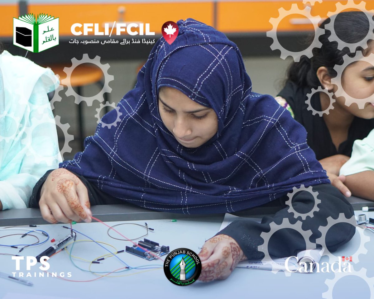 Dreams in progress, wires and wonders in the making.

#RoboticsLabMoments #STEMExplorers #WiredForInnovation #STEMInnovators #RoboLabAdventures
 #MentoringExcellence #EmpowerHerLearning
 #EmpowerHerSTEM #CraftingFutures #SheLeadsHere #GirlsinSTEM🇨🇦🇵🇰 #CFLI🇨🇦 #TPS <a href="/CanHCPakistan/">Canada in Pakistan</a>