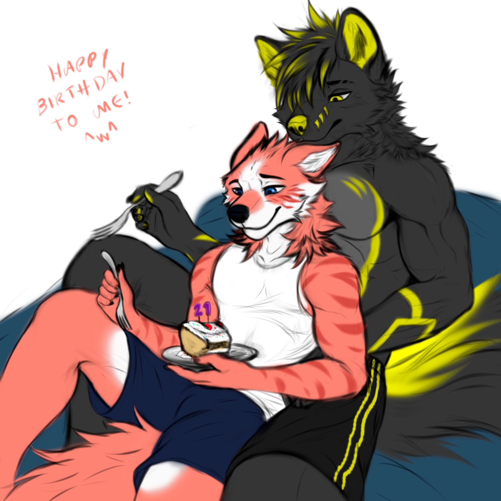 Lobinho @wolfsniper.bsky.social on X: BALLOONS DAY to me!🎉🥳 Today is my birthday, another year year of life for the smol lobinho hehe Despite the unexpected events, Today I'm just going to relax