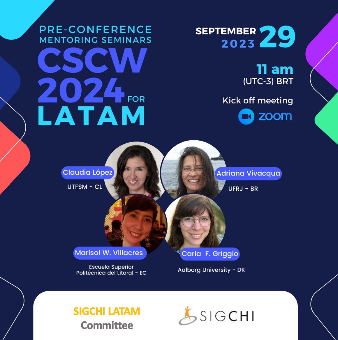 brchi7's tweet photo. 📍Attention Latin American researchers 📍Opportunity for interaction and mentoring on how to publish scientific papers in one of the most important #HCI #CSCW journals 🔜 
🌟Free registrarion https://t.co/EaVJVdYQsA https://t.co/uPsOzajTYZ