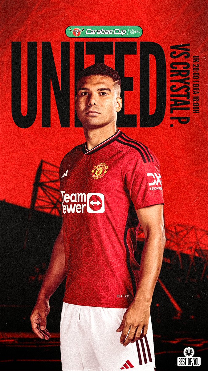 🔴 Come on United !!!! @ManUtd 🆚 @CPFC 🏆 @Carabao_Cup 🇧🇷 16:00 || 🏴󠁧󠁢󠁥󠁮󠁧󠁿 20:00