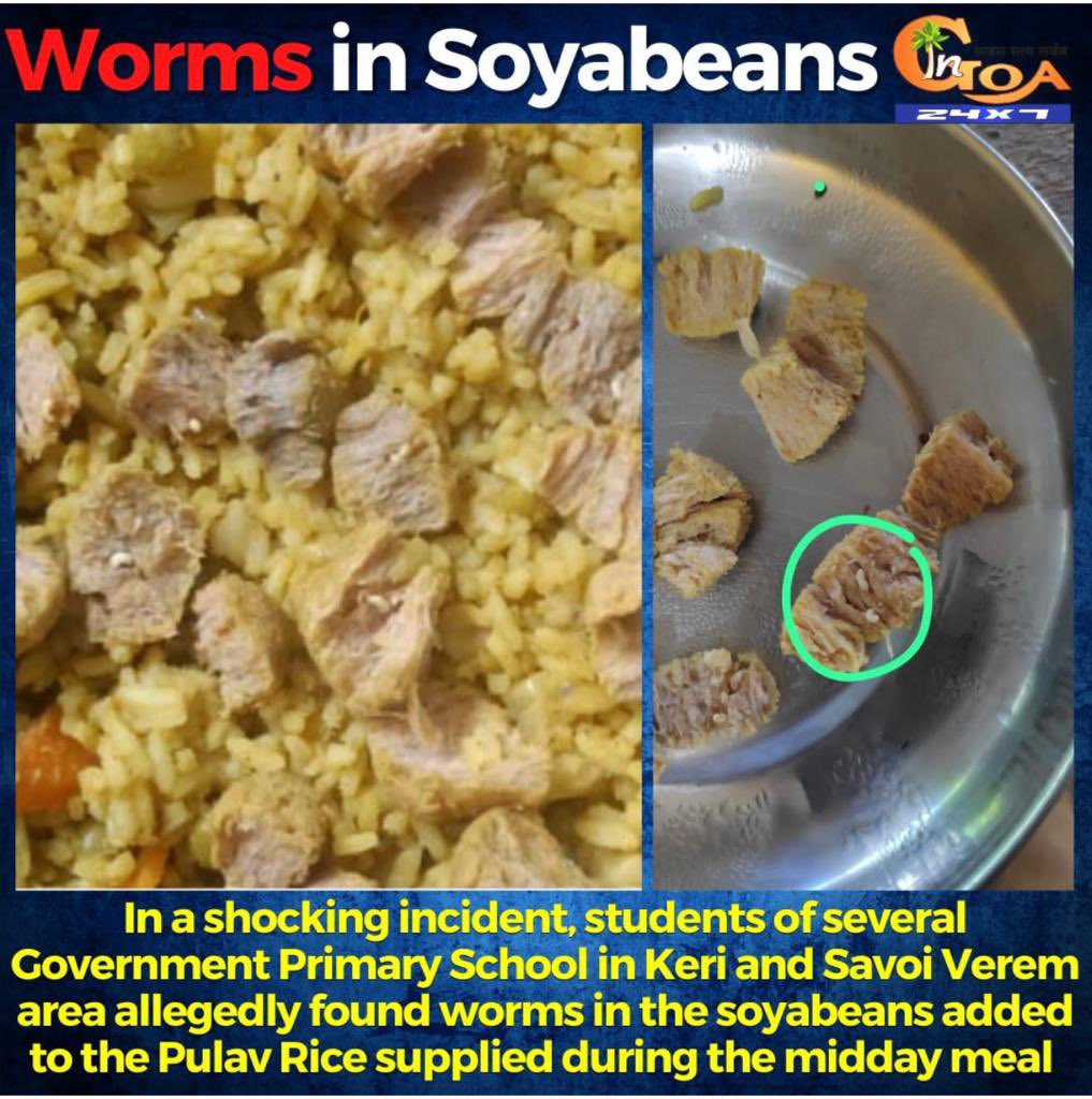 Sad and shocking that SHGs serve midday meals to school children knowing there are worms. Political patronage and ineffective FDA are main reasons. 
#middaymeals