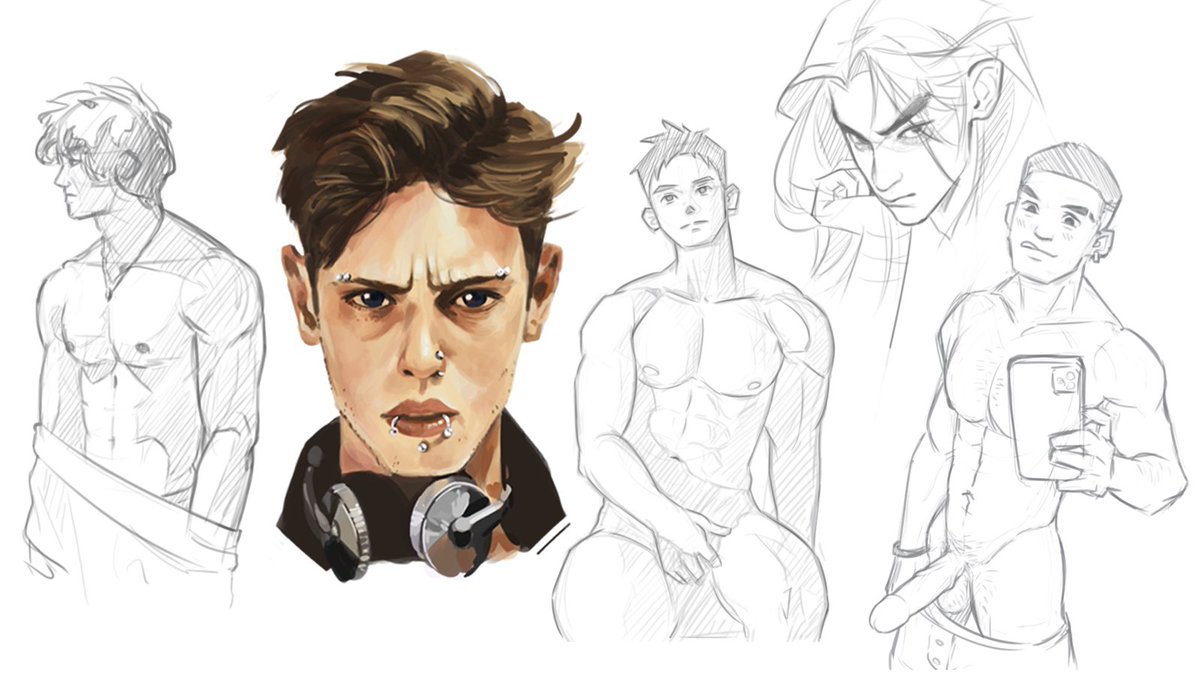 benbangart's tweet photo. Daily #male #anatomy #day #skectches https://t.co/rjZeifAbCt