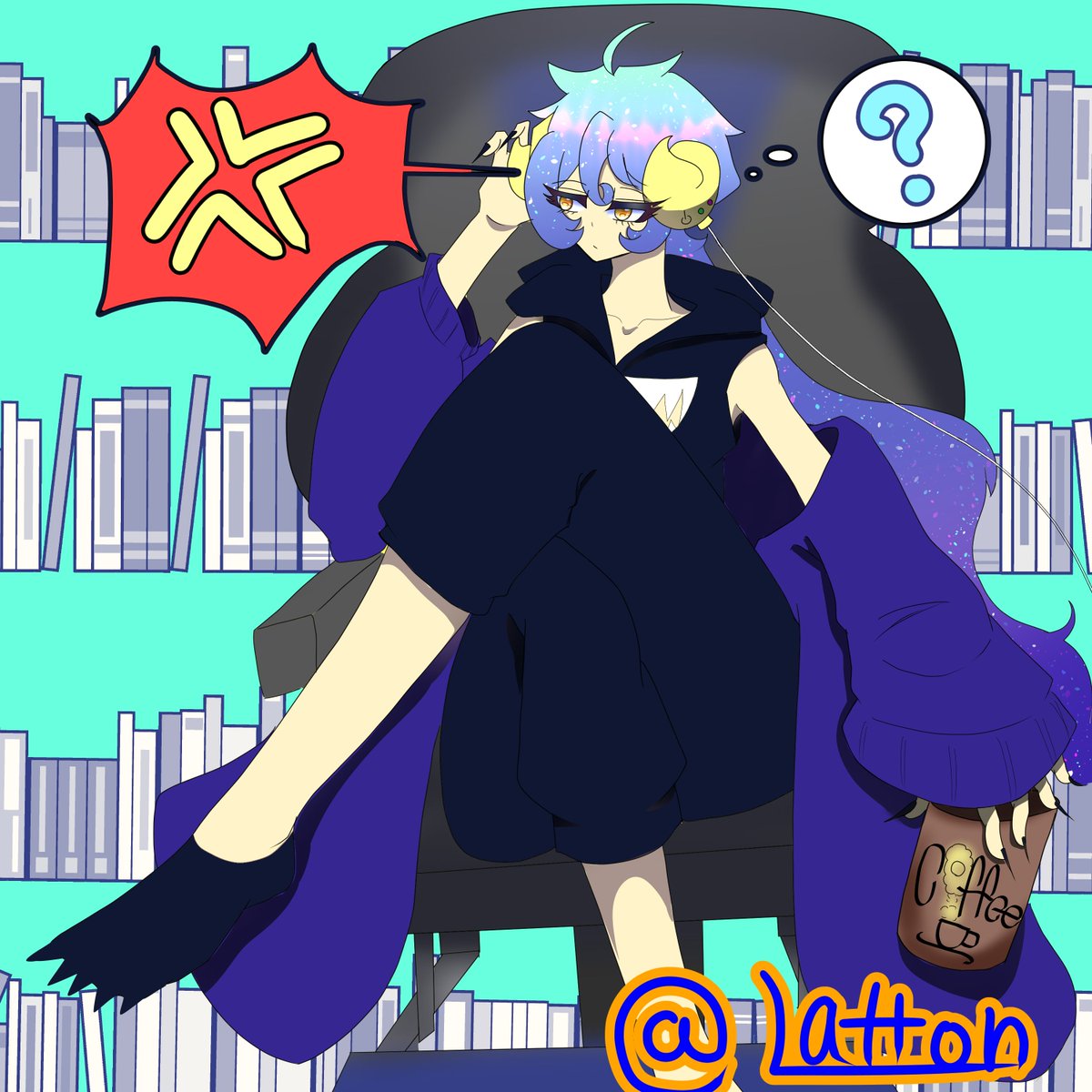 Latton_1129's tweet image. ＃日常　＃休日　＃Latton　
最近は配信したい時間に限っての上司鬼電(´;ω;｀)
大体が僕のせいじゃなかったりするから
びっくりだよね(;'∀')ｱﾜｰ…
そんな日常イラストですｗ