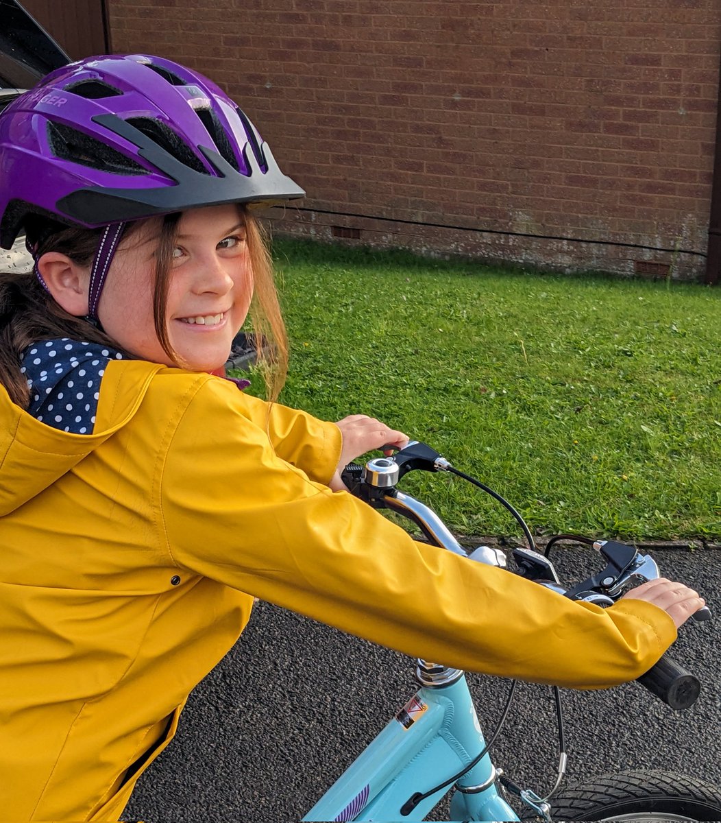chepsibar's tweet photo. @CwrtRawlinprim cycle to school, days 1 and 2. 🚴  @SustransCymru @BikeWalkScoot https://t.co/3h1LtaU0uy