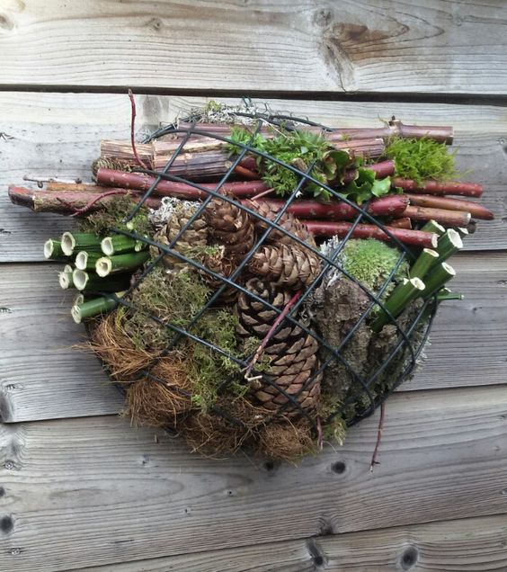 AnneVellinga's tweet image. Ik heb overal bijenhotels, maar voor andere insecten is dit misschien wat. Het staat in elk geval leuk en is weinig werk en ik heb wel tien van deze mandjes werkeloos in de schuur. Dus ik kan er nog 9 maken op de beste manier als jullie tips hebben. #insectenhotel #insecten