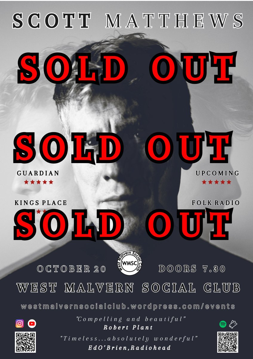 westmalvernmac's tweet photo. Our show with @scottmatthewsuk is sold out. #scottmatthews #westmalvernsocialclub #whatsgoingoninthemalverns #malverns https://t.co/ZuXUADnb6y