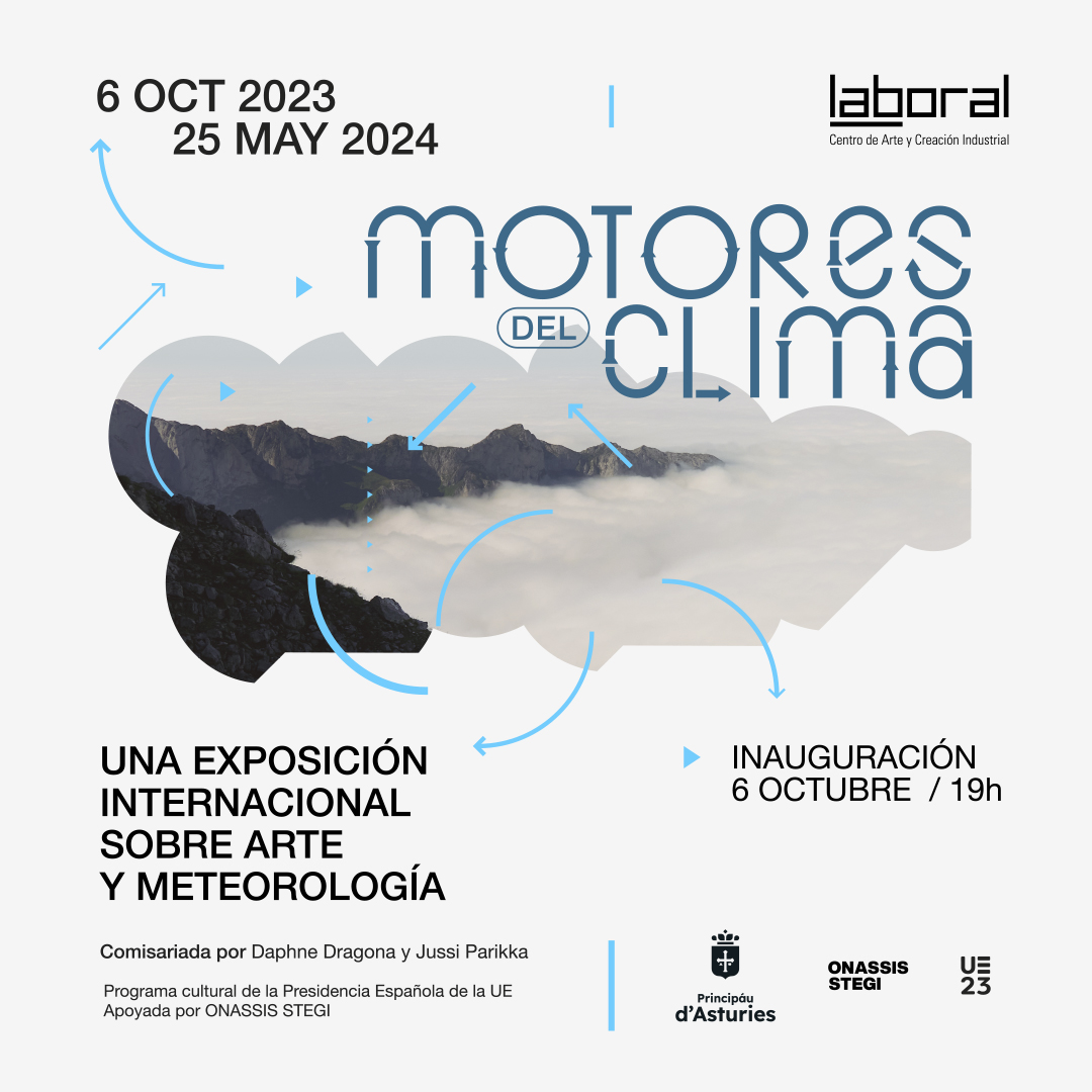El 6 de octubre a las 19:00 h. inauguramos “Motores del Clima”, una exposición internacional sobre #arte y #meteorología comisariada por @daphne_Dragona y @juspar  

Esta exposición propone el arte como una técnica de conocimiento para explorar el clima y sus infraestructuras.
