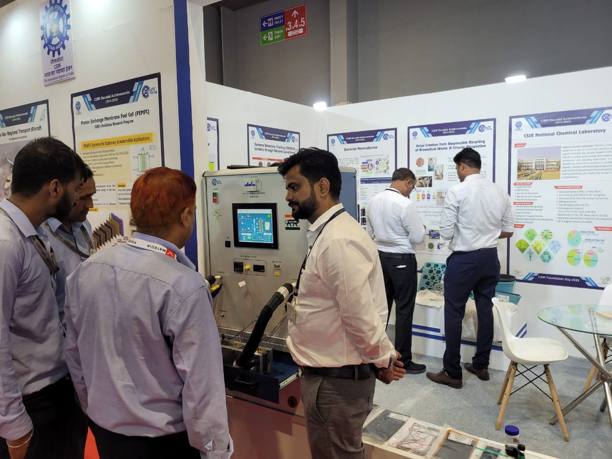 csir_ncl's tweet photo. 'CSIR Decadal Achievements Exhibition' being held during September 26-27, 2023 at Pragati Maidan, New Delhi. @CSIR_IND @AshishLele3467 @DrNKalaiselvi #csirIndia #csirncl #pune https://t.co/m4kYJ9LoGs