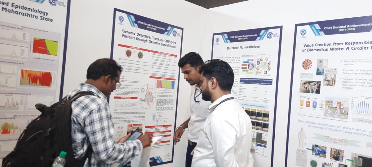 csir_ncl's tweet photo. 'CSIR Decadal Achievements Exhibition' being held during September 26-27, 2023 at Pragati Maidan, New Delhi. @CSIR_IND @AshishLele3467 @DrNKalaiselvi #csirIndia #csirncl #pune https://t.co/m4kYJ9LoGs