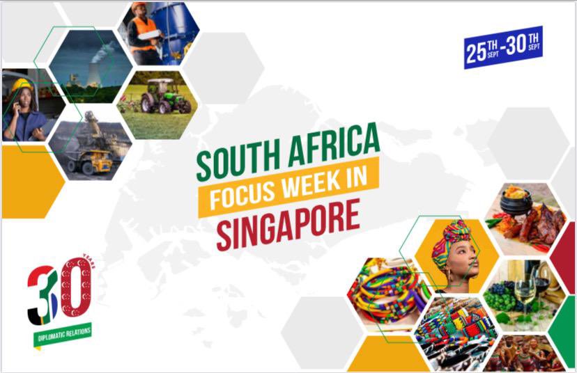 Greetings from lovely Singapore😊
This week, I am honored to be attending and participating in the South Africa Focus Week in Singapore (SAFWS). 
#sainsingapore🇿🇦
#SAFWS