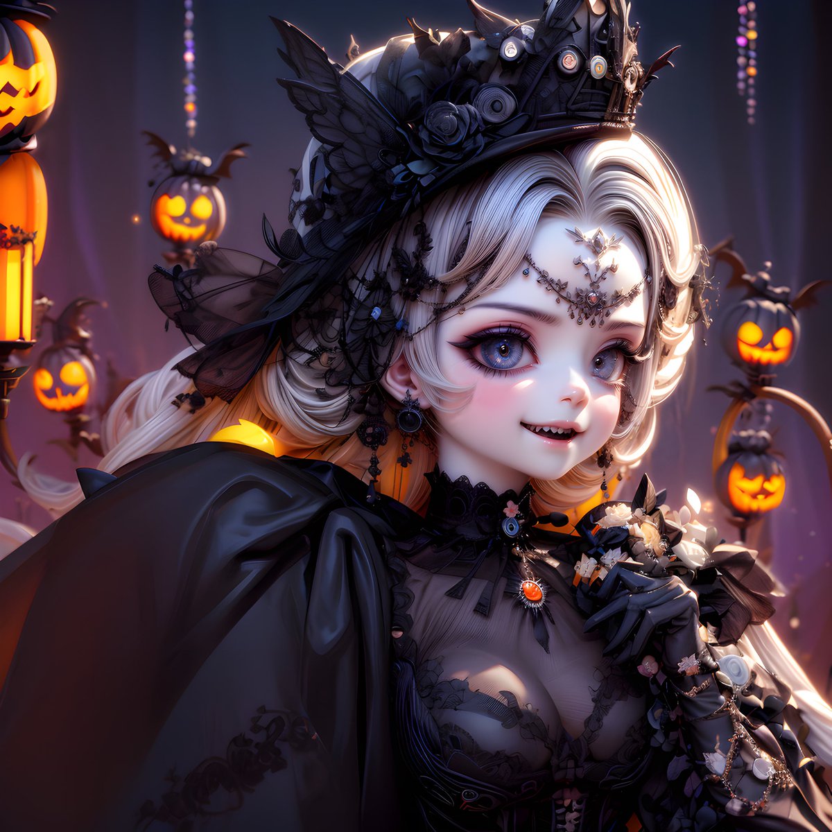 umita_nft's tweet photo. 🎃🦇コラボハロパ 開催記念🍭👻
💎BlueauroraからNFTプレゼント企画🎉

♡-------------♡-------------♡
 🎃ハロウィンver. ドールNFT🎃
                    1名様に🎁
♡-------------♡-------------♡

💠応募方法
︎︎︎︎☑︎フォロー
@Blueaurora_AI
@umita_nft
@mica_TLW 
︎︎︎︎︎︎☑︎💜＆リポスト
︎︎︎︎︎︎☑︎リプにハロウィンな絵文字🍬
🕰10/4まで

私もTWL所属クリエイターとして可愛い作品たくさん作っています🎨🖌
イベント開催をお楽しみに🤭

🦋#TLW ファウンダー みかさん @mica_TLW プロデュース✨️
👑5プロジェクトコラボ❣️超豪華ハロパ
#Halloween 🎃🍫🍪🍩🍭🍬👻

↓↓↓🔊音ありで告知ムービーご覧下さい🎥💜👻