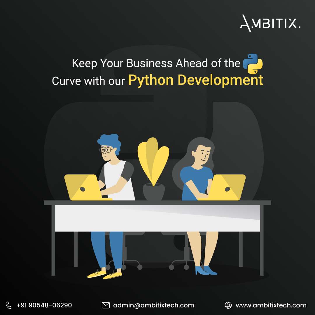 ambitixtech's tweet image. We are Python experts with over 10 years of experience. We can help you with everything from designing your store to setting up your payment gateway. 
#python #programming #hirepythondeveloper #pythonprogramming #webdevelopment #website #appdevelopment #technology #ambitixtech