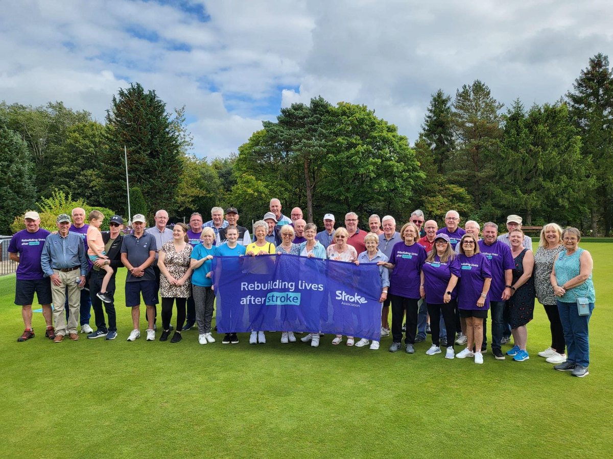 Huge thanks to John Whiteford and all the members of Woodilee Bowling Club , Kirkintilloch who raised an amazing £500 at their President's Day a few weeks ago. fundraiseyourway.stroke.org.uk