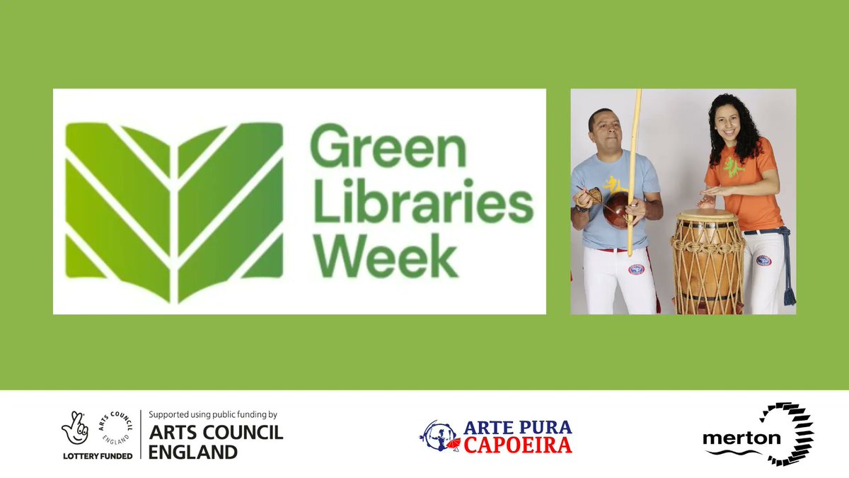 Fancy trying something new? Discover the Afro-Brazilian martial art of Capoeira which combines dance, acrobatics and music.
✅ Pollards Hill library, Tue 3 Oct
✅ Wimbledon library, Thurs 5 Oct
✅ Colliers Wood library, Sat 7 Oct
For more info and to book buff.ly/3EAIzzS