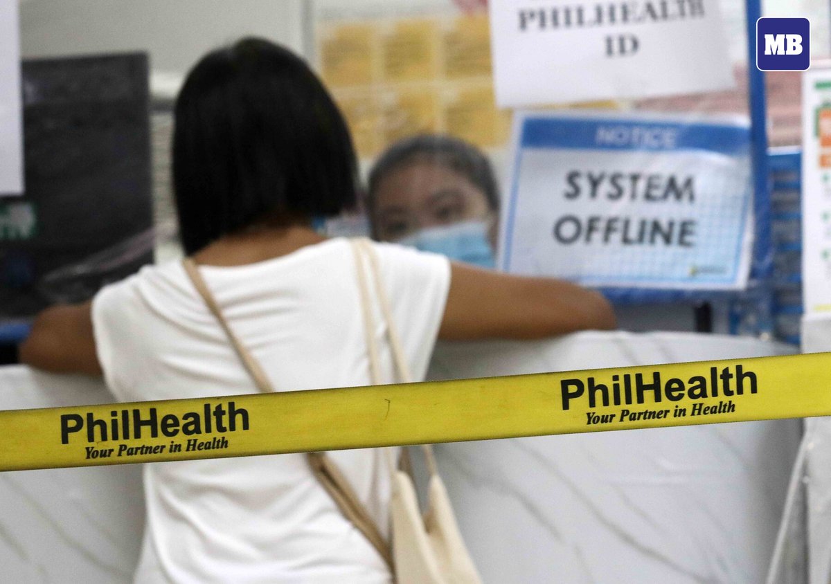 manilabulletin's tweet photo. LOOK: Philippine Health Insurance Corp. (PhilHealth) operation and services continue through the over-the-counter method at PhilHealth - Mother Ignacia branch in Quezon City on Tuesday, Sept. 26, after the Medusa ransomware infected their systems on Sept. 22, wherein cyber hackers demanded $300,000 or approximately P16 million. 

Members and their dependents are advised to present a copy of their PhilHealth identification card, member data record or other supporting documents to access health benefits amid the temporary shutdown of its online system. 

📷: Mark Balmores | MB