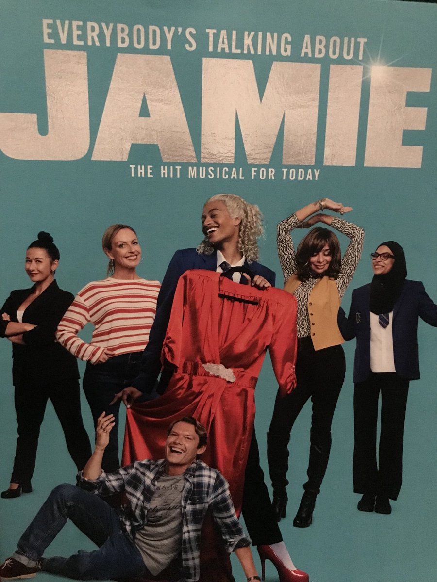 Last night I went to ⁦@RoyalNottingham⁩ to find out why Everybody’s Talking About Jamie #JamieTour . It’s because it’s a funny, high energy show with a super glam, super talented cast. Love the costumes, music and more importantly the message to just be yourself!