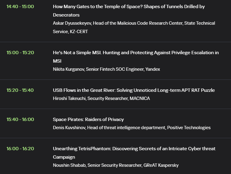 kaspersky's tweet photo. Curious what's happening at this year's @TheSAScon? Wonder no more - the full agenda has been revealed.

From #iOSTriangulation to #YARA and LLM's, it's all happening this year.

Learn more ⇒ https://t.co/7rsXbiCHmw #TheSAS2023 https://t.co/2TEHHsEtwe