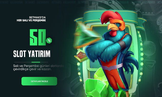 🎁 %50 NAKİT KAZAN!

💵Her Salı ve Perşembe Yatırımınızın Yarısı Kadar Slot Bonusu Betmaks' de!

💰Anında Yatır , 8 Dakikada Paranı Çek!

 ➡️  bit.ly/betmakstr

🥳RT+5 Ark Etk, Like ve Yorum Yapan 20 Kişiye 50 FS Hediye!      

📷Kullanıcı ID yazınız lütfen

🤩Son işlemsiz
