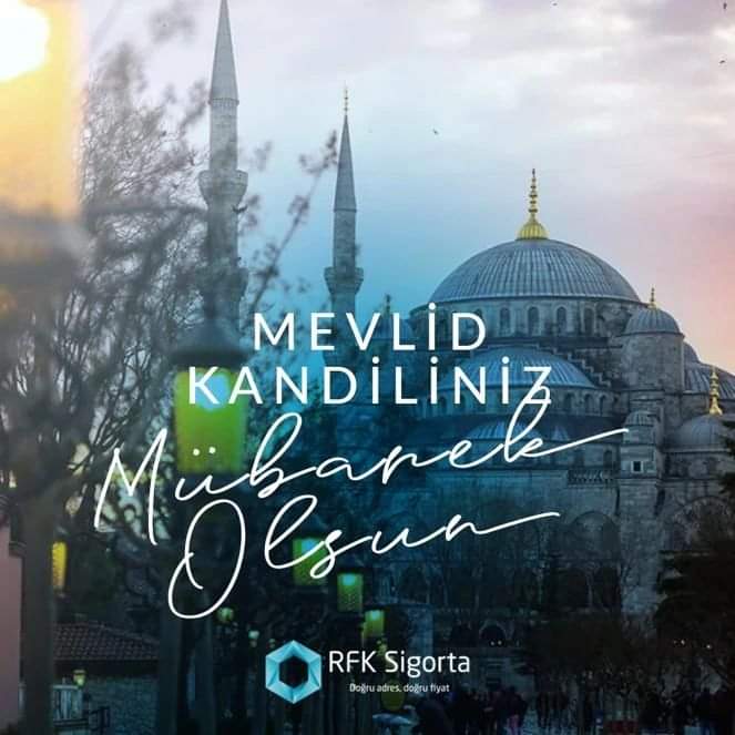 Peygamber Efendimizin (s.a.v) dünyayı şereflendirmelerinin 1452. yıl dönümünde Mevlid Kandili’nin tüm insanlığa sevgi, huzur, barış ve kardeşlik getirmesini temenni ediyoruz. Bu dilek ve dualarla, Mevlid Kandilimiz mübarek olsun.