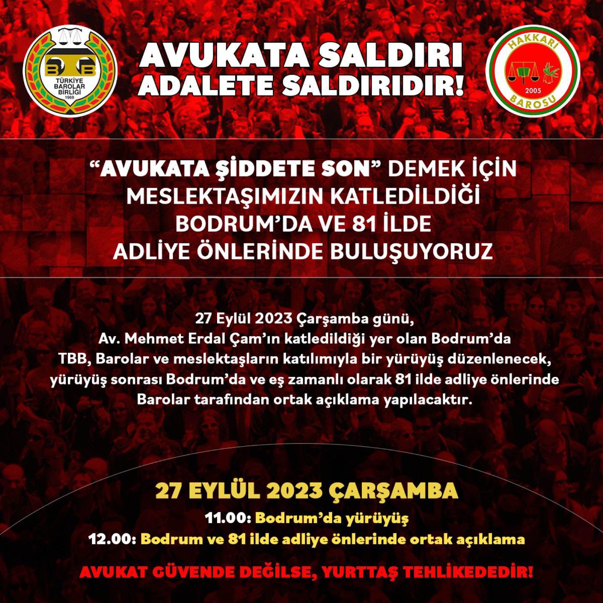 Hakkari Barosu Avukat Hakları Merkezi tweet media