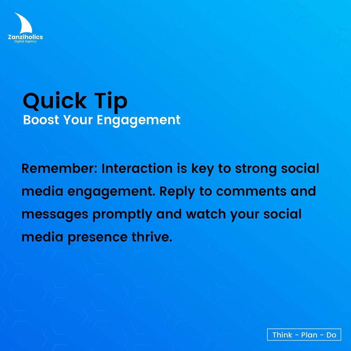 zanziholics's tweet photo. Discover the secret sauce to Social Media success.

Take this Tip home and start growing your Online Presence today.

#Zanziholics #Marketing #MarketingAgency #MarketingSolutions #SocialMediaStrategy #DigitalMarketingTips #CommunityBuilding #AudienceEngagement #Zanzibar #Tanzania https://t.co/ikikd0epTd