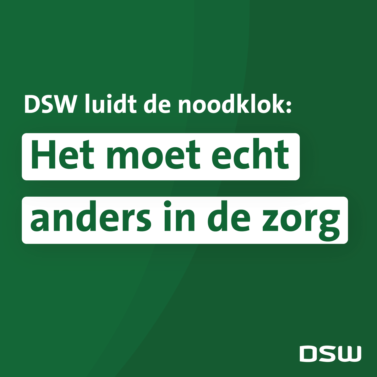DSW luidt de noodklok: het moet echt anders in de zorg. dsw.nl/Consumenten/ni… #zorgpremie