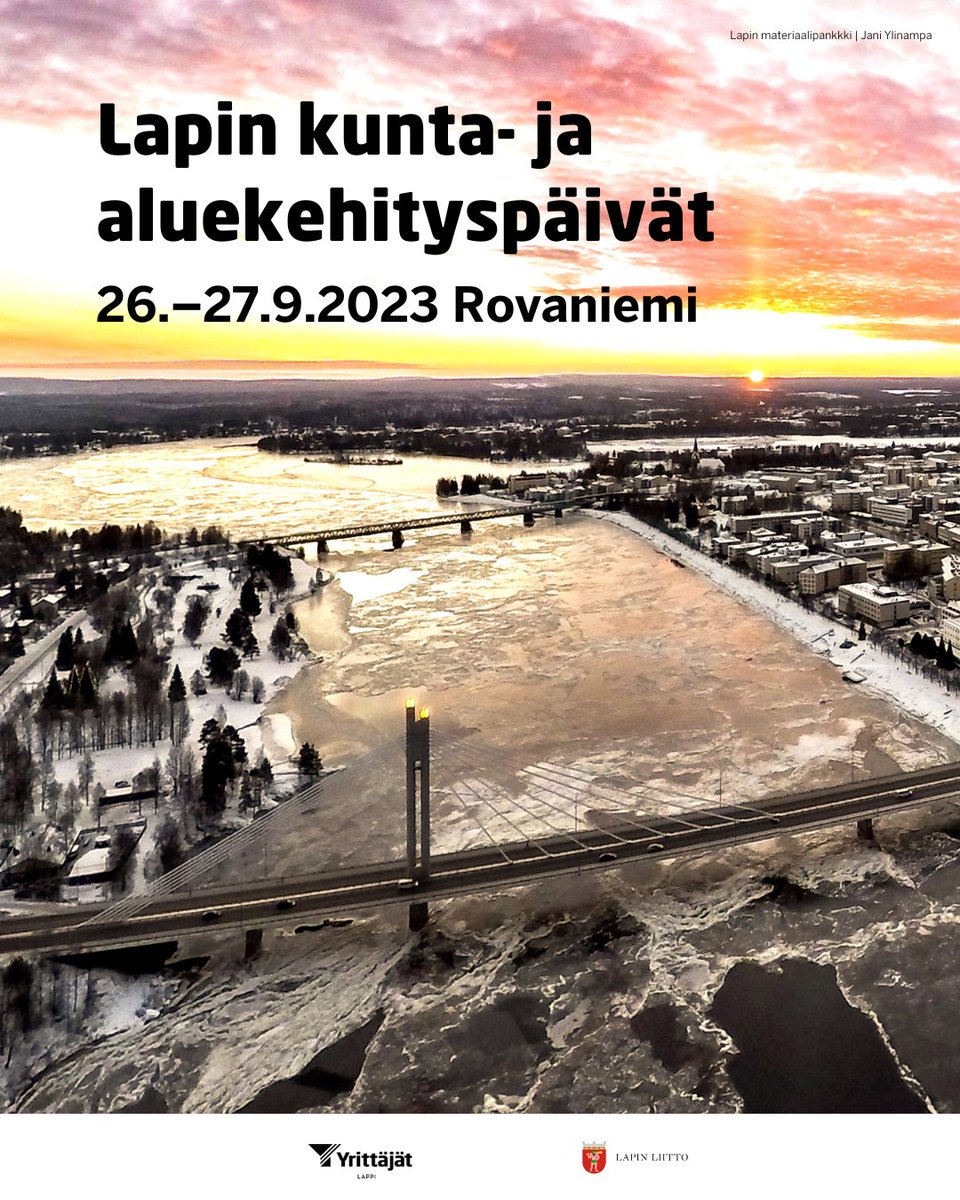 Kohta mennään! Seuraa tilaisuuden keskustelua: #aluekehityspäivät #tulevaisuudenkunnat #Lappi <a href="/LapinYrittajat/">Lapin Yrittäjät</a> @Roikaupunki Ohjelma löytyy verkkosivuiltamme: lapinliitto.fi/aluekehitys/ku…