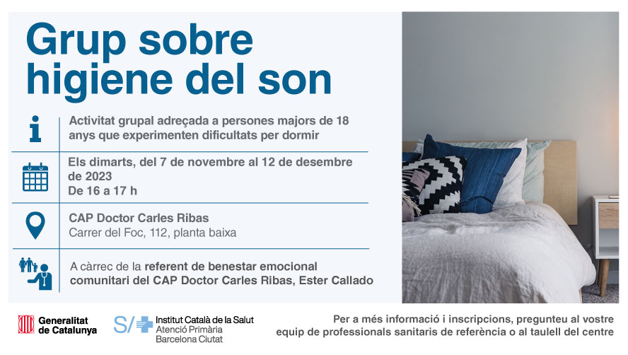 primariaicscat's tweet photo. Consulta les activitats grupals del #CAPCarlesRibas per a la tardor, dirigides a millorar el benestar emocional:

🟢 Grup de gestió emocional
🟣 Grup psicoeducatiu d'ansietat lleu
🔵 Grup d'acompanyament al dol, conjuntament amb el #CAPBordetaMagòria
⚪ Grup sobre higiene del son https://t.co/viryLJ7YcT