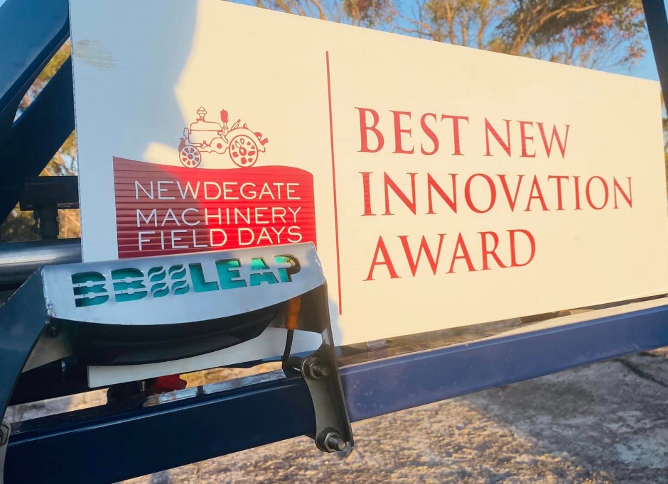 Immediate success followed our collaboration, as the Calibre Leap Edition was awarded the Best New Innovation at the Newdegate Machinery Field Days. 🏆

#collaboration #NewLeapEdition #BestInnovationAward #australia #goingglobal #partner