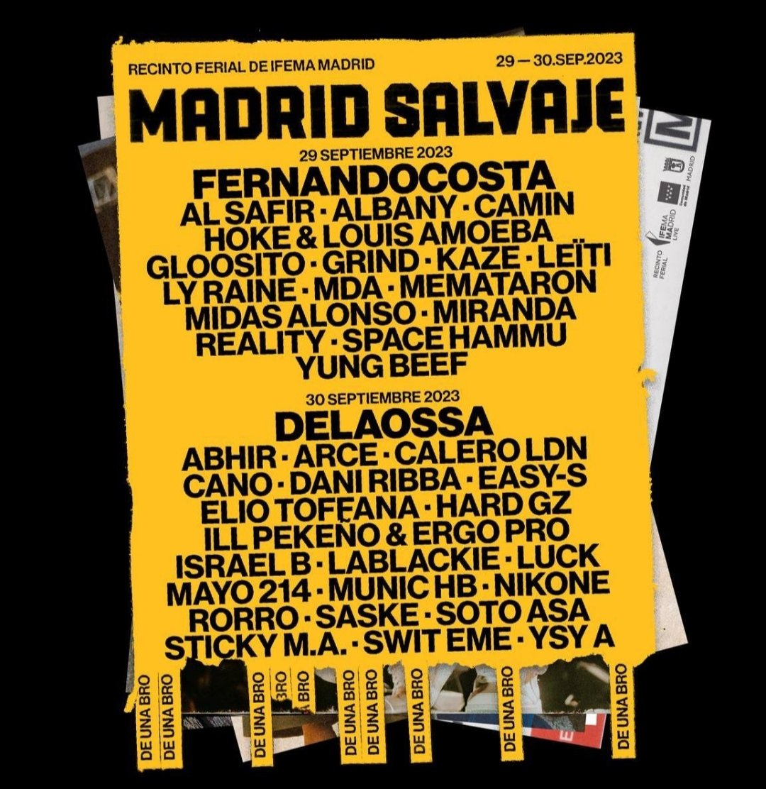 ferpiera9's tweet photo. Vendo una entrada para Madrid Salvaje (viernes y sábado) x 50€ https://t.co/pdTHZQGyGx