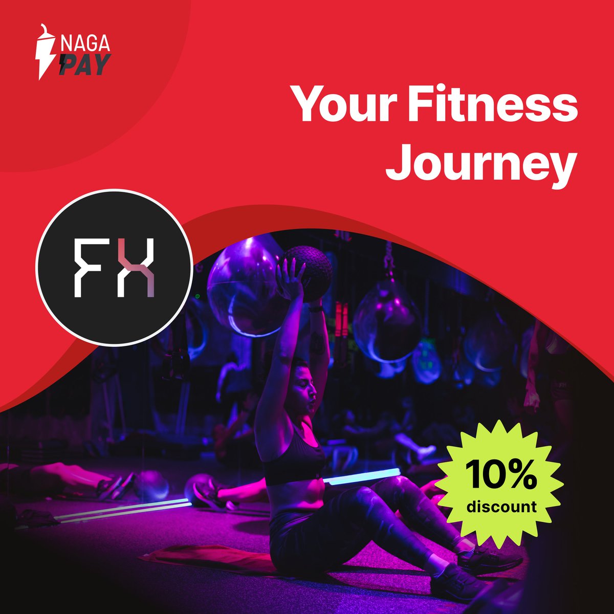 Transform Your Fitness Journey with Fuel House CY💪 🚀NAGA Pay in collaboration with Fuel House CY, is delighted to offer a fantastic 10%* discount on gym memberships to help you get in the best shape of your life. *T&Cs apply. 👉pay.naga.com/our-partners🌐