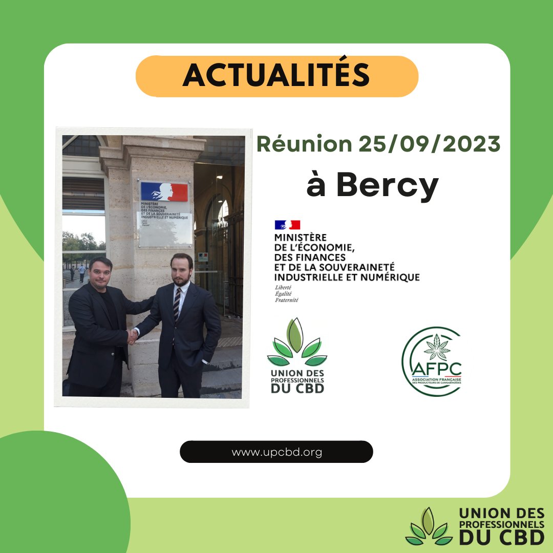 UPCBDfr's tweet image. 📣🔥 Nouvelles importantes !  📣🔥

#UPCBD #AFPC #filière #DialogueConstructif #AvenirPrometteur