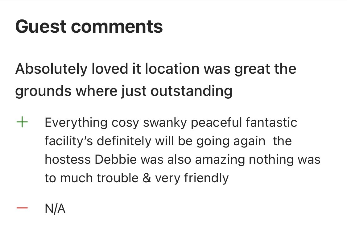 We love reviews ❤️ 🏡
#cosy #swanky #peaceful #fantastic 
#cosybreakaway #swankyplaces #winterholidays #selfcateringholidays