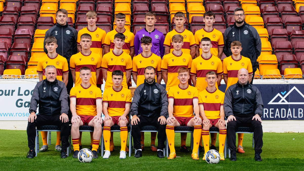 MotherwellFC's tweet photo. The up-and-coming 👊

Our 2023/24 Under 18 squad. https://t.co/7lBAGgCSu1