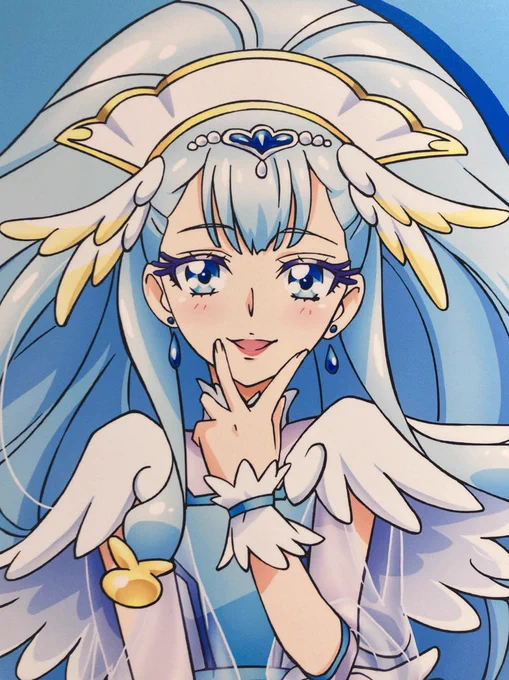 プリキュアの広告見てきましたアンジュさんかわいい〜!だいすき 