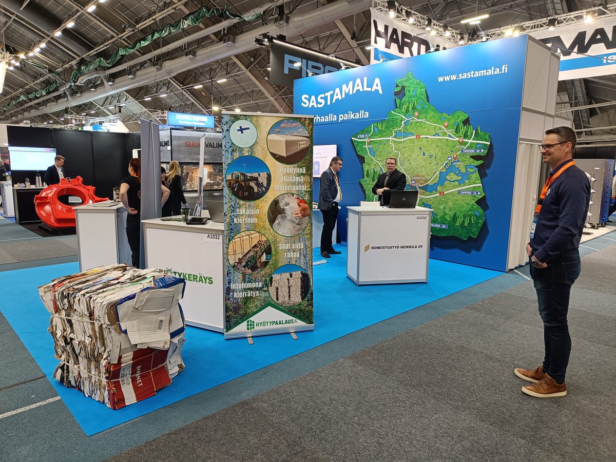 Kolmipäiväinen @Alihankinta kerää yhteen teollisuuden osaajat ympäri maan. Tule moikkaamaan meitä osastolle A1032, mukana myös Hyötykeräys, Ellin Villat ja Koneistustyö Heikkilä. 

#alihankinta #elinvoima #sastamala