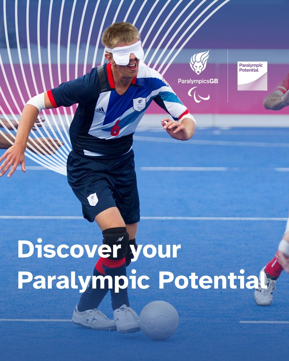 Are you blind or vision impaired? Dream of competing in a Paralympic Sport?

Discover your Paralympic Potential at a come and try day in Autumn 2023!

1/2

#BeTheFuture