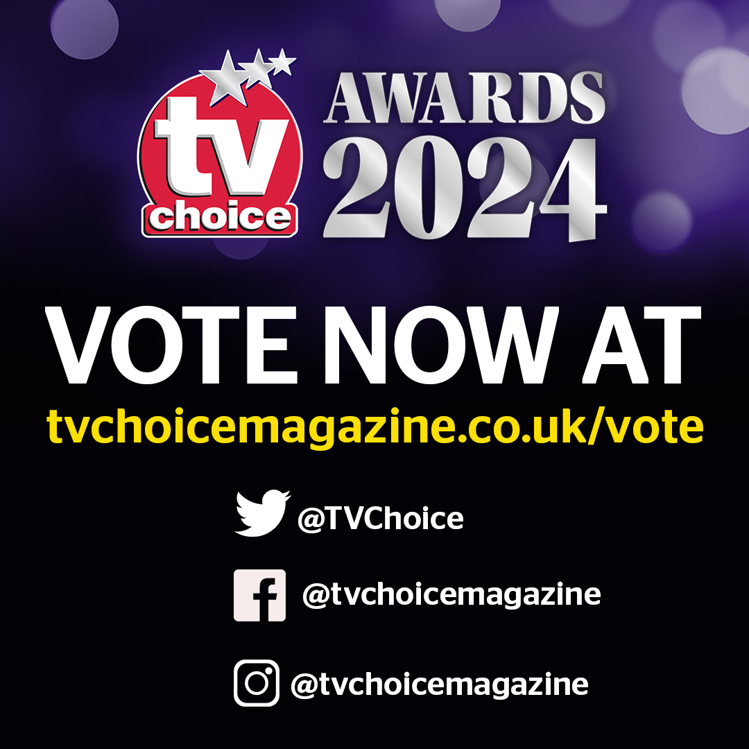 Voting for the 2024 #tvchoiceawards is NOW OPEN! Who wins? You decide! VOTE NOW for your favourite TV shows and stars at tvchoicemagazine.co.uk/vote