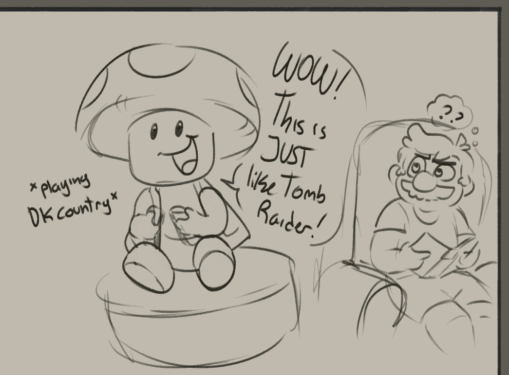 _nightynite's tweet photo. i just have a new toad oc i guess. gamer toad. also the first pic is in reference to my friend kyle who is insane and hilarious https://t.co/9zOqnBxM64