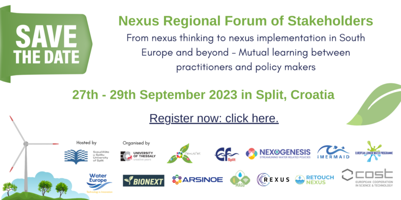 NEXOGENESIS_eu's tweet photo. 🚀Coming up tomorrow! 🚀
We can't wait to kick off the #NexusNet Regional Forum from on 27-29 September, in Split, 🇭🇷. On day 1, @NEXOGENESIS_eu will organise a Pre-forum- Implementation and use of innovative #WEFE nexus-related tools.
More to know: https://t.co/Jz8X8XO0PT https://t.co/nZ96ZhP4Fj