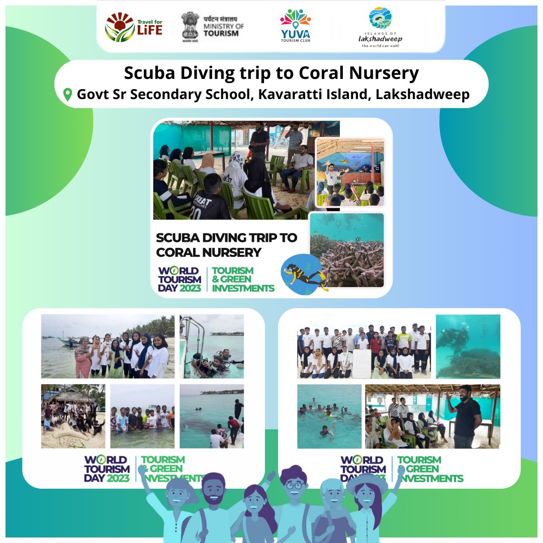 In alignment with the #TravelforLiFE program, this event aimed to educate emerging tourism ambassadors on the pivotal role of coral nurseries in coral reef conservation. This event was a collaborative effort of Department of Tourism,  Department of Science & Technology and LDCL.